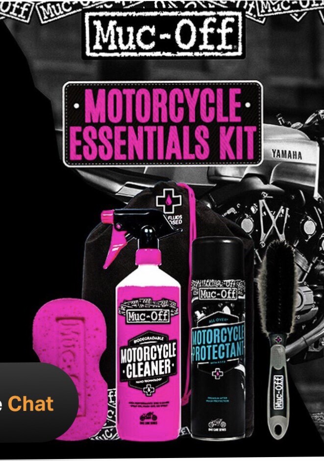 muc off motorcycle essentials kit